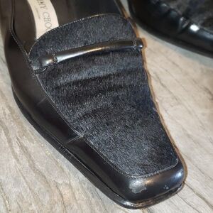 - Jimmy choo men"s black moccasins 40 1/2
